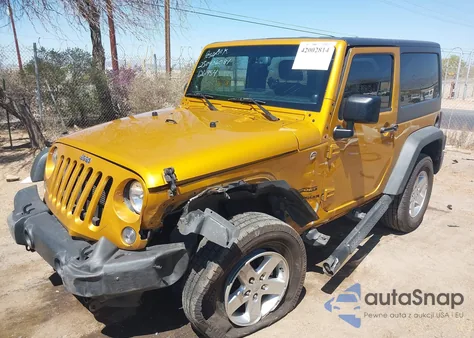 2014 Jeep Wrangler Sport z USA, uszkodzony, nr VIN 1C4AJWAG5EL223883